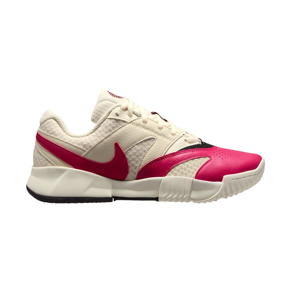 Nike W Nike Court Lite 4 Cly - pale ivory/rush pink-sail-team red