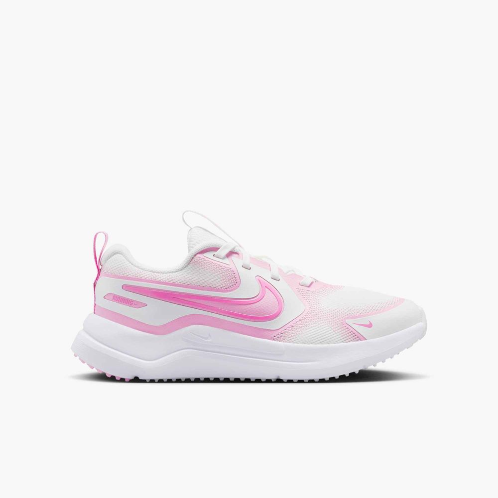 Nike Cosmic Runner Laufschuh für ältere Kinder - Summit White / Playful Pink-pink Rise