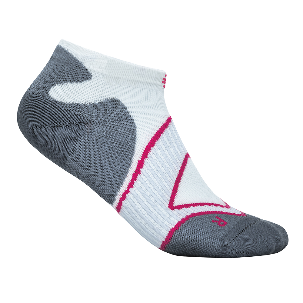 Bauerfeind Run Performance,Low Cut Socks - Weiß-Pink