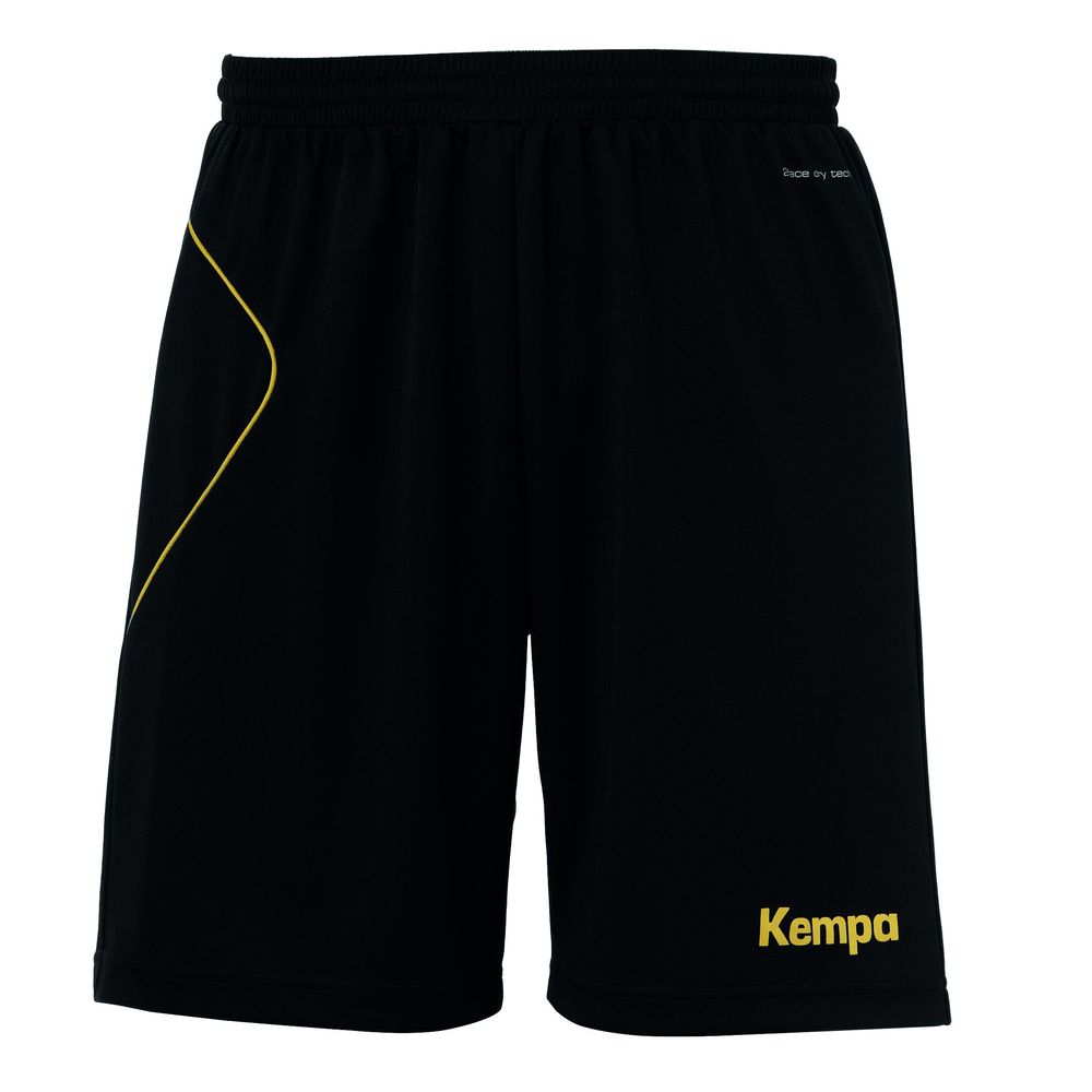 Kempa CURVE SHORTS - schwarz/gold