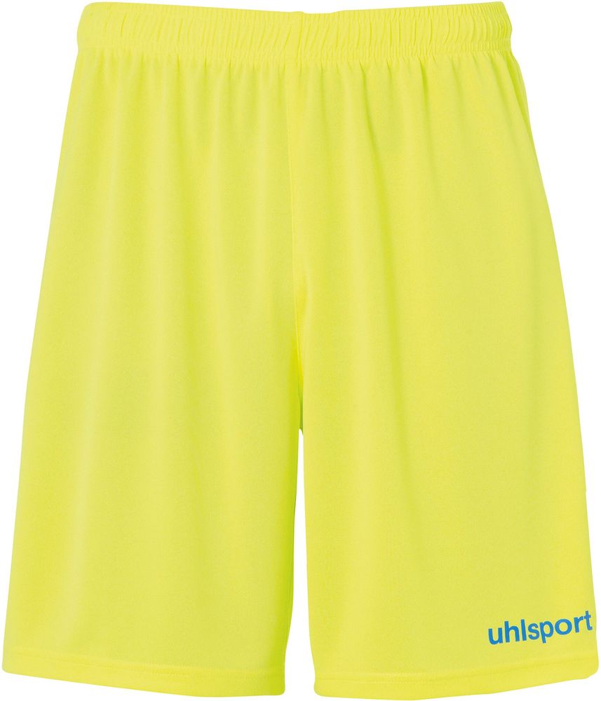 Uhlsport CENTER II SHORTS OHNE INNENSLIP - fluo gelb/radar blau