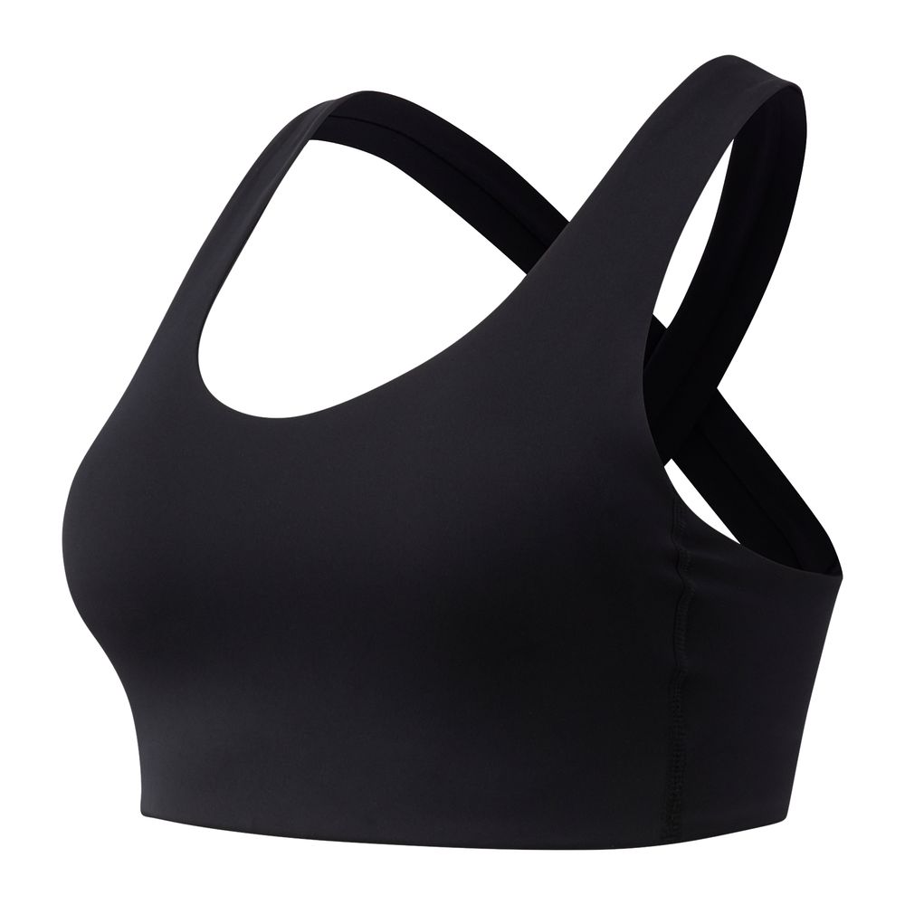 New Balance Fuel Damen-BH Womens Sports Bra, Black