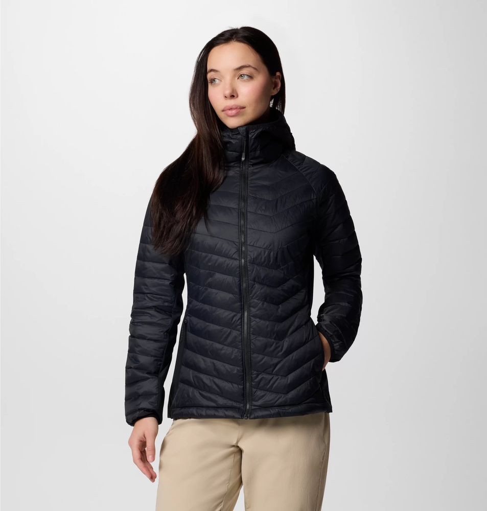 Columbia Powder Pass II Hybrid Hooded J - BLACK