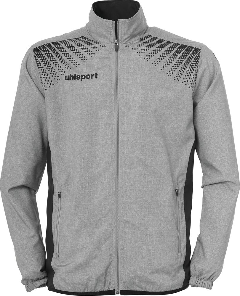 Uhlsport GOAL PRÄSENTATIONSJACKE - dark grey melange/schwarz