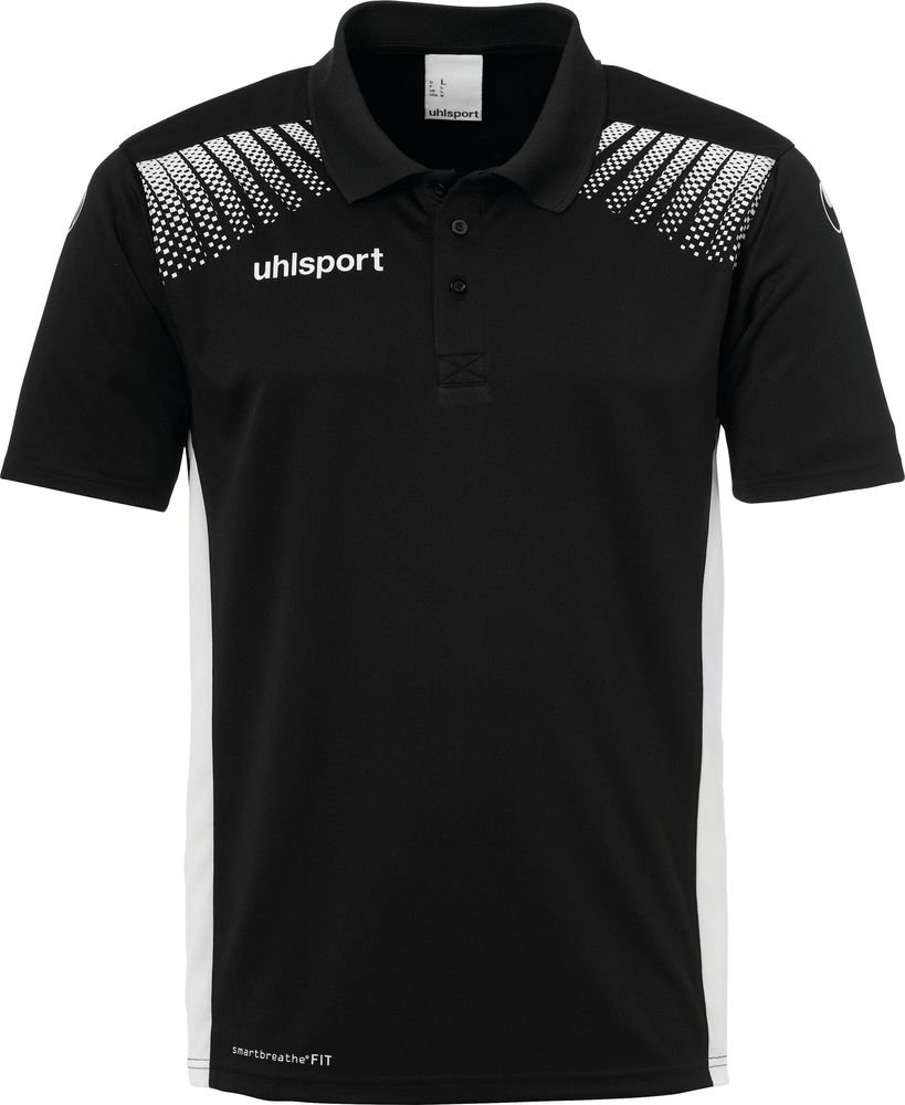 Uhlsport GOAL POLO SHIRT - schwarz/weiß