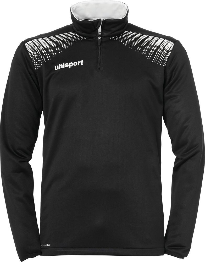 Uhlsport GOAL 1/4 ZIP TOP - schwarz/weiß