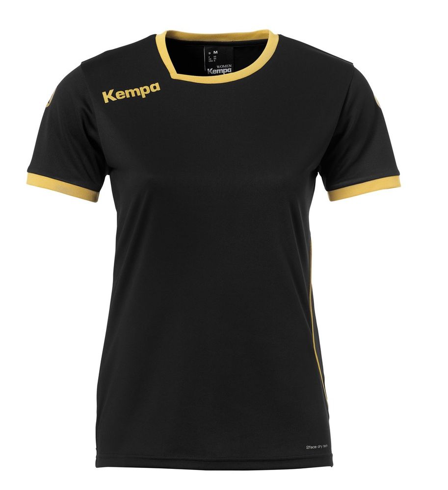Kempa CURVE TRIKOT WOMEN - schwarz/gold