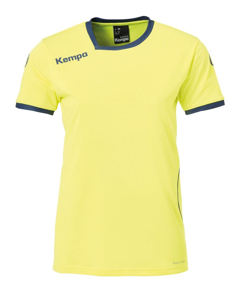 Kempa CURVE TRIKOT WOMEN - fluo gelb/deep blau