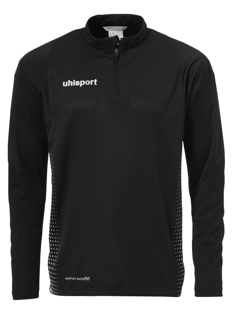 Uhlsport SCORE 1/4 ZIP TOP - schwarz/weiß