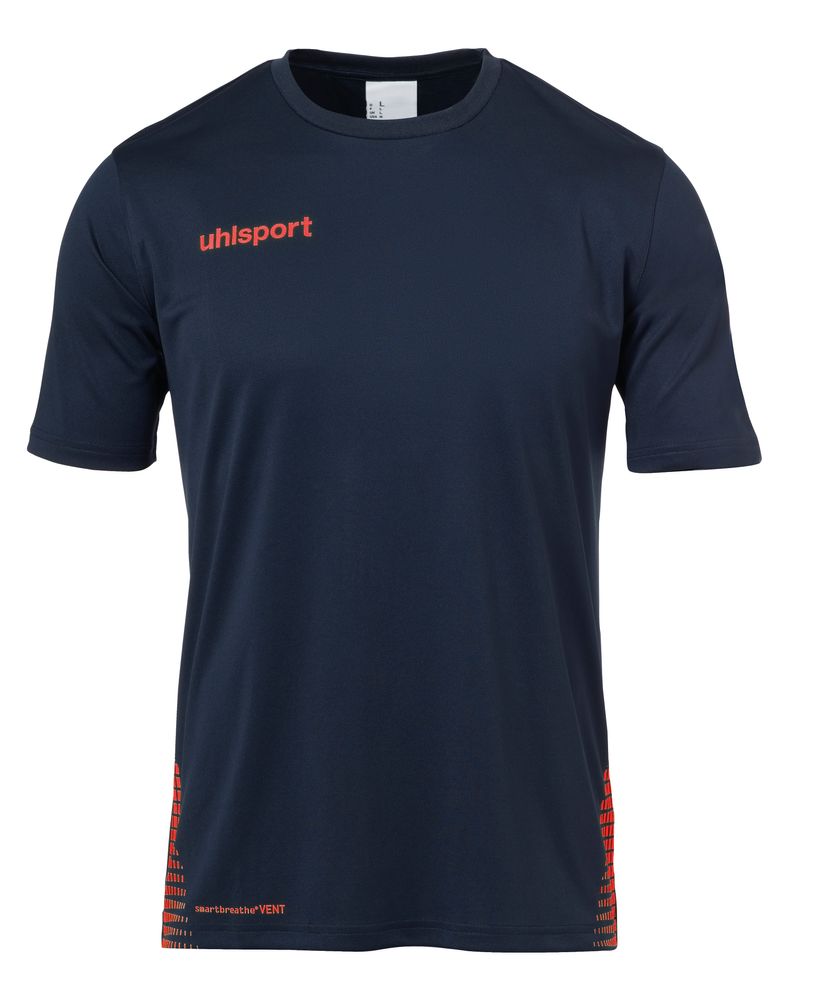 Uhlsport SCORE TRAINING T-SHIRT - marine/fluo rot