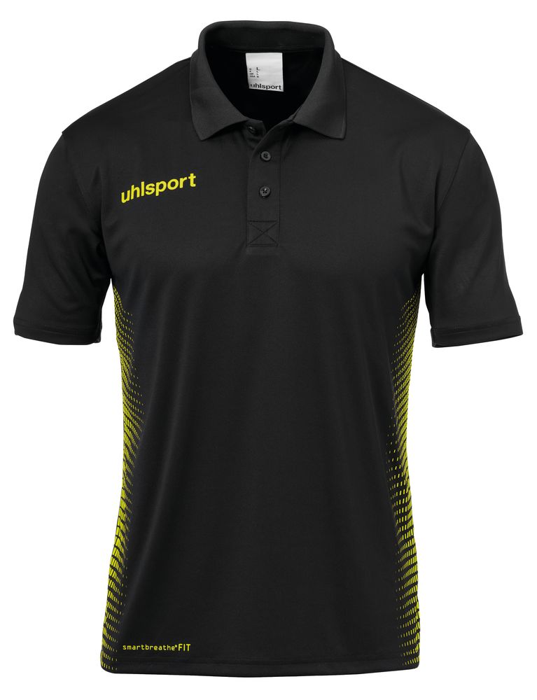 Uhlsport SCORE POLO SHIRT - schwarz/fluo gelb