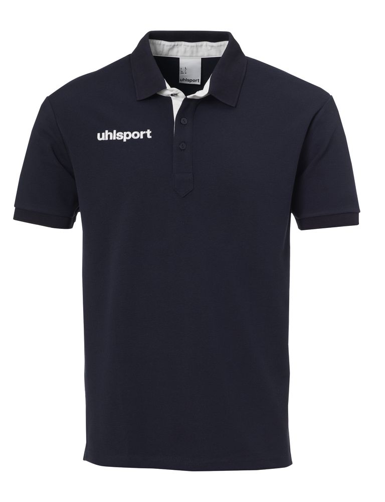 Uhlsport ESSENTIAL PRIME POLO SHIRT - schwarz/weiß