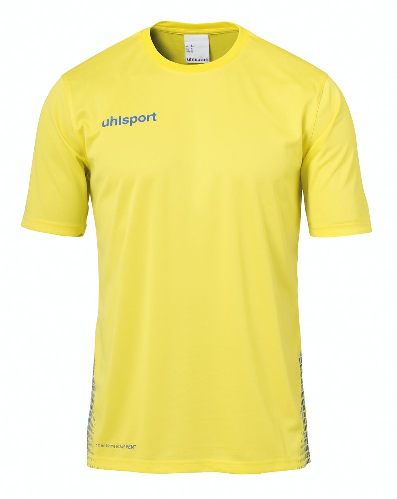 Uhlsport SCORE TRAINING T-SHIRT - limonengelb/azurblau