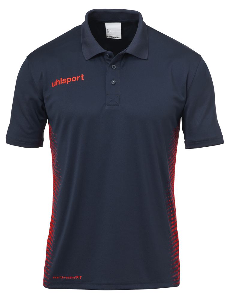 Uhlsport SCORE POLO SHIRT - marine/fluo rot