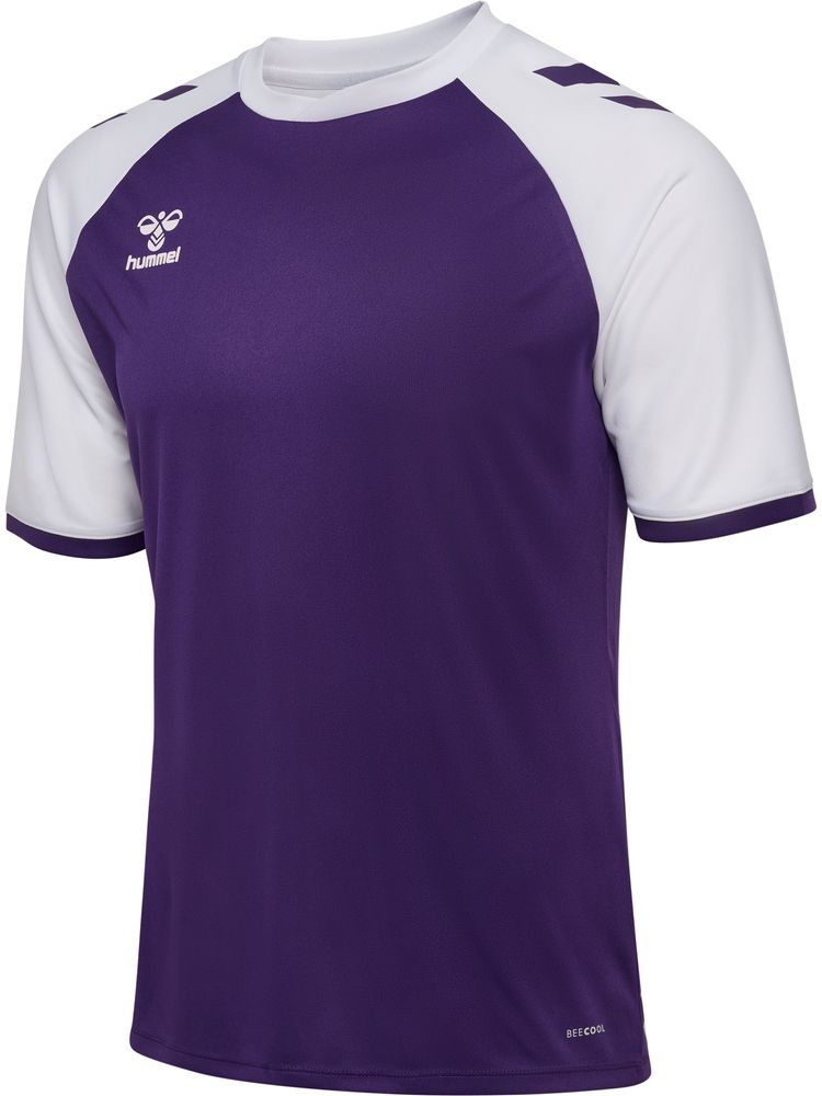 Hummel hmlMATCH LEAGUE JERSEY S/S - ACAI/WHITE