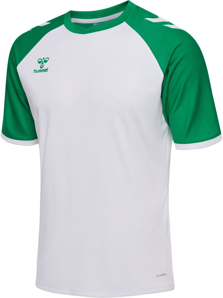 Hummel hmlMATCH LEAGUE JERSEY S/S - WHITE/JELLY BEAN