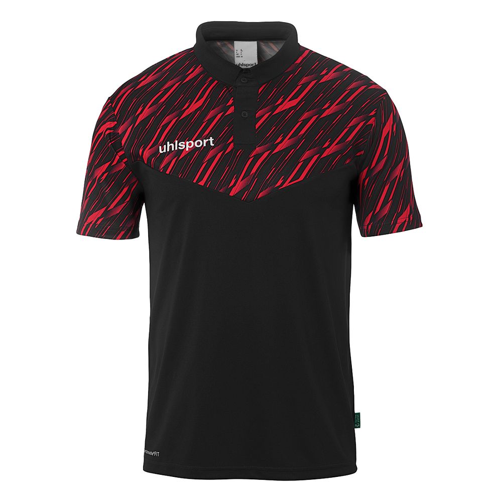 Uhlsport Progressive 28 Polo Shirt - schwarz/rot