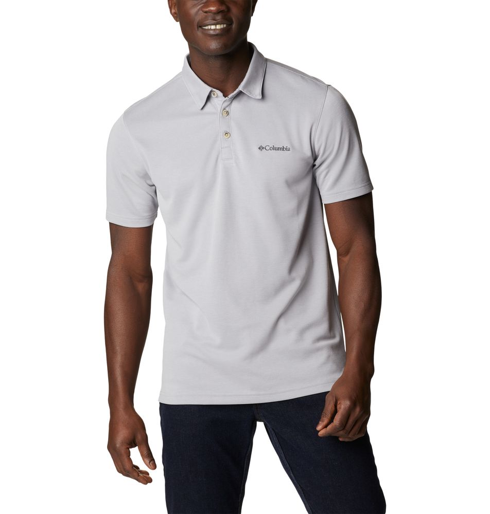 Columbia Nelson Point Polo - Columbia Grey