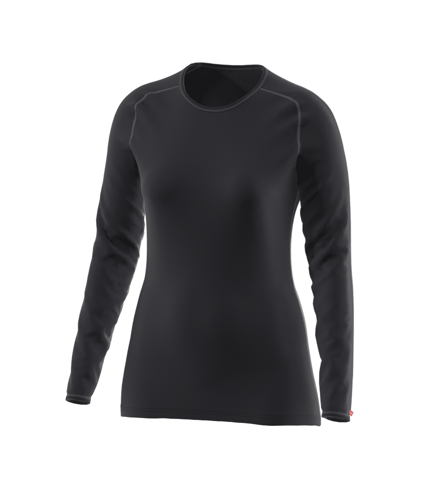 Löffler W SHIRT L/S TRANSTEX WARM - BLACK