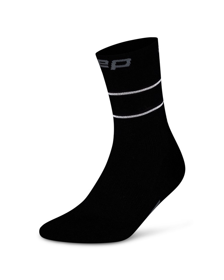 Cep CEP run socks, mid cut, 5.0, w - black