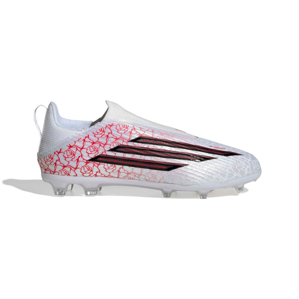 adidas F50 League Ll Fg/Mg J Ly - ftwwht/cblack/lucred
