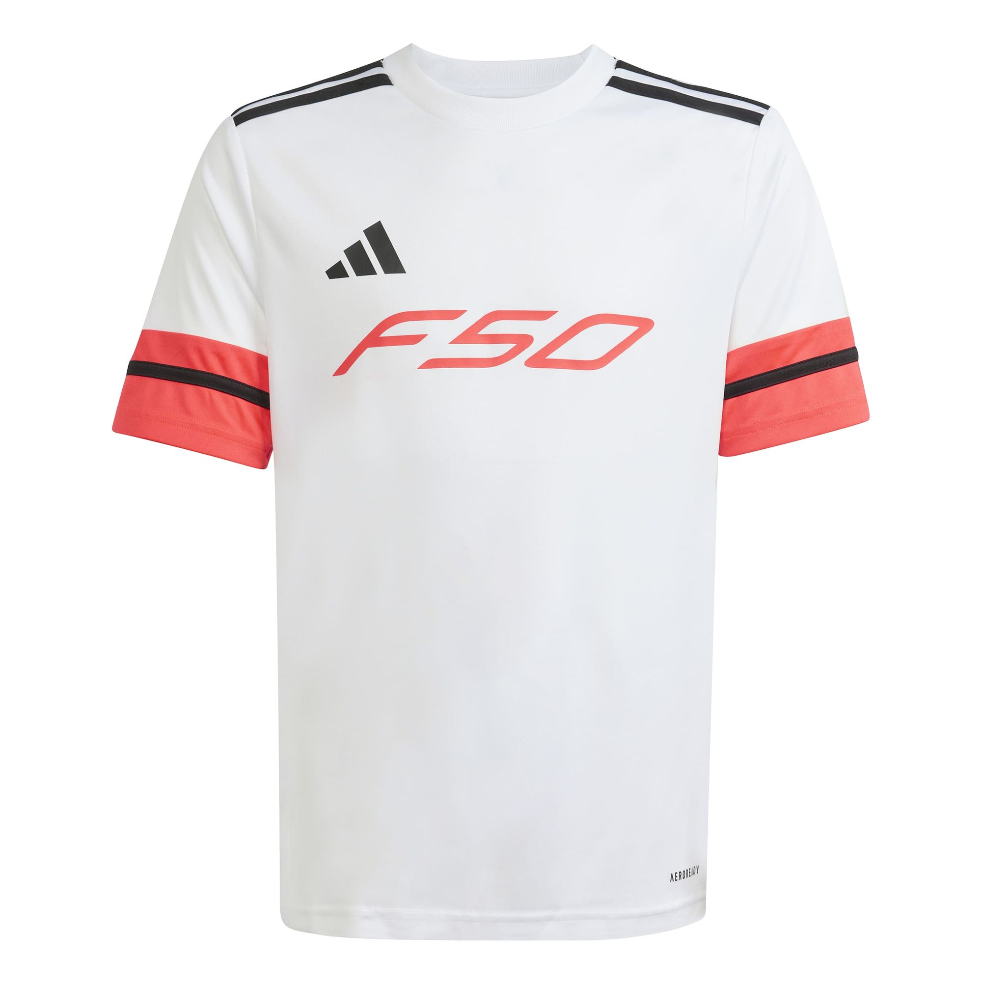 adidas F50 Jsy Y Kinder - white/lucred/black