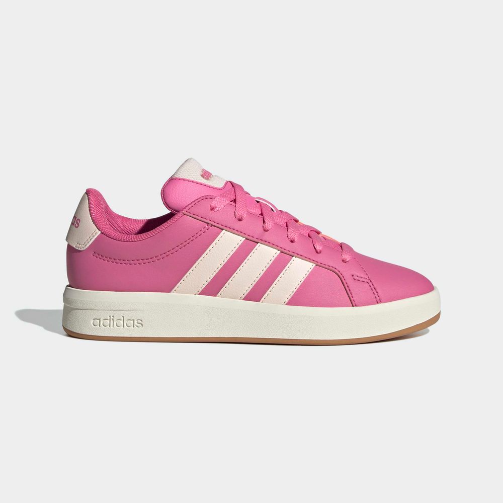 adidas Grand Court 3.0 J - pnkfus/wonqua/owhite