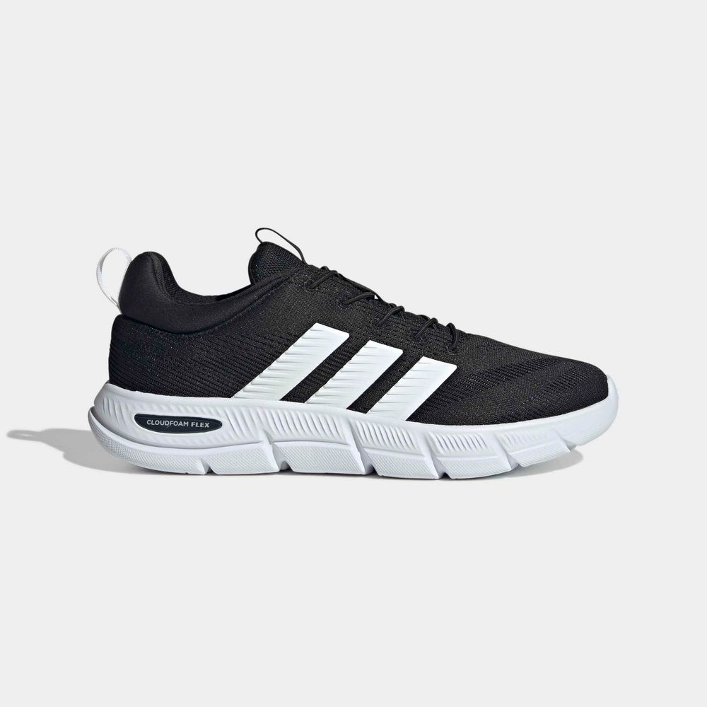 adidas Cloudfoam Flex - Elastic Laces - cblack/ftwwht/carbon