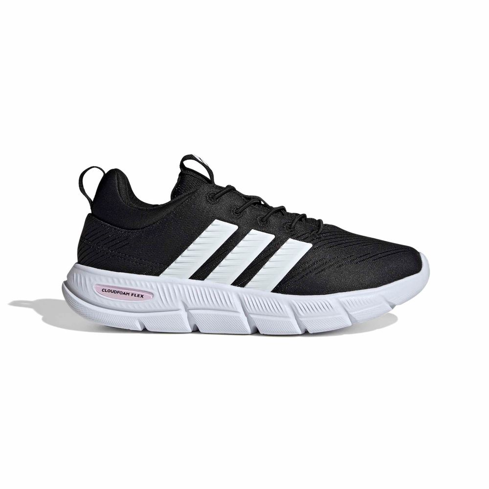 adidas Cloudfoam Flex - Elastic Laces - cblack/zeromt/almpnk