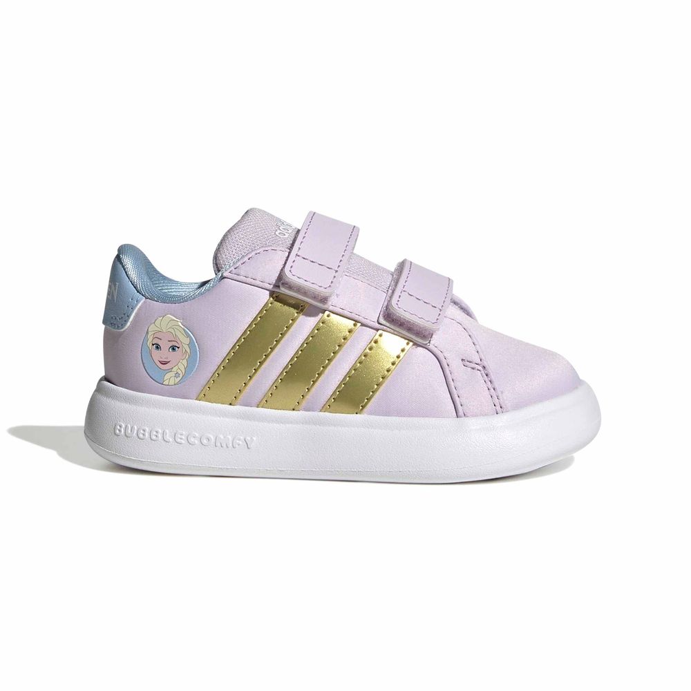adidas Grand Court Elsa I - icelav/goldmt/globlu