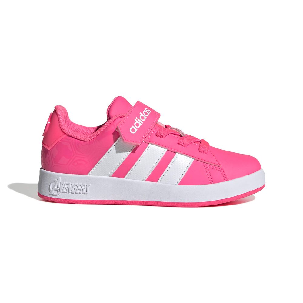 adidas Grand Court Avengers El K - lucpnk/ftwwht/clpink