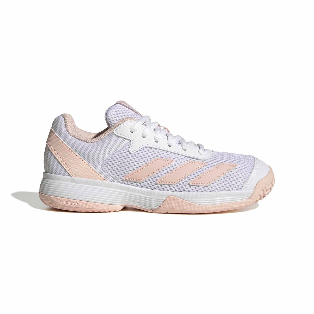 adidas Courtflash K - ftwwht/wonqua/ftwwht