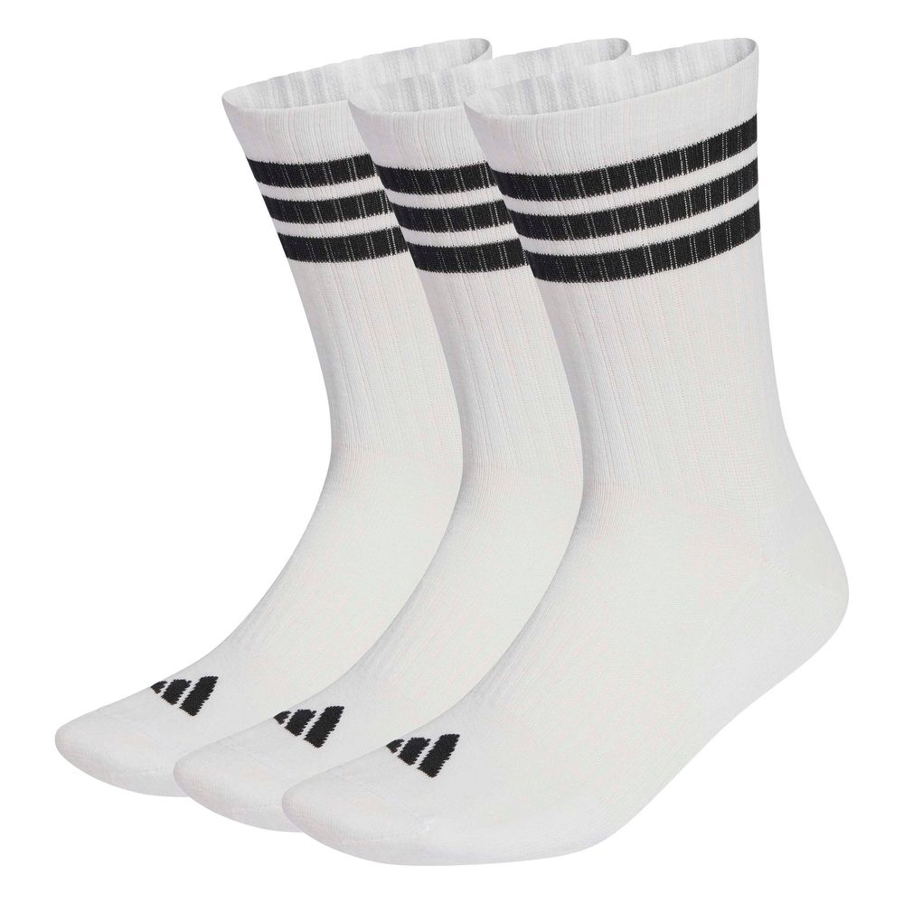 adidas 3S Ess C Crw 3P - white/black/black
