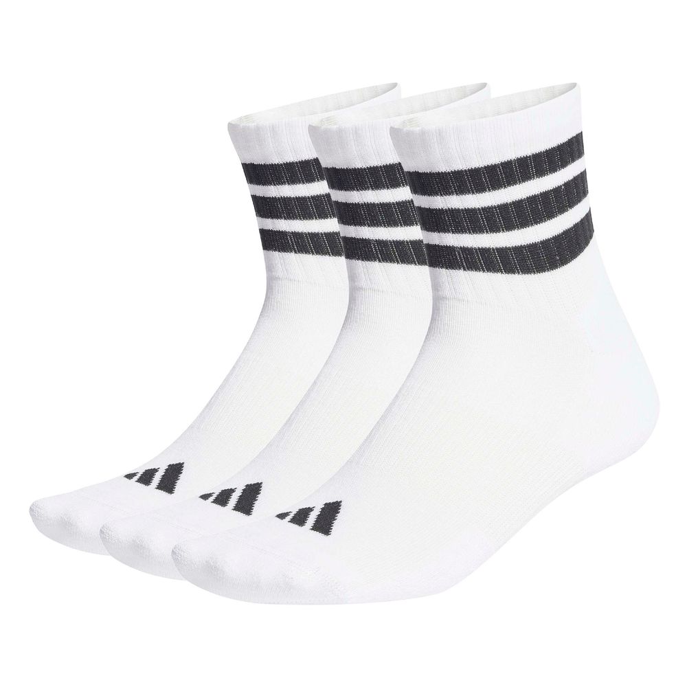 adidas 3S Ess C Mid 3P - white/black/black