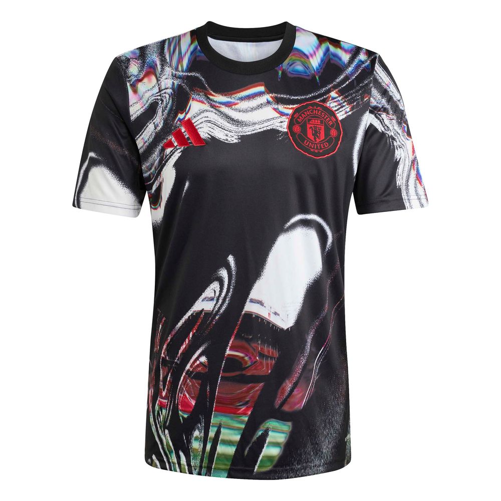 adidas Mufc Preshi - black/white/mufred