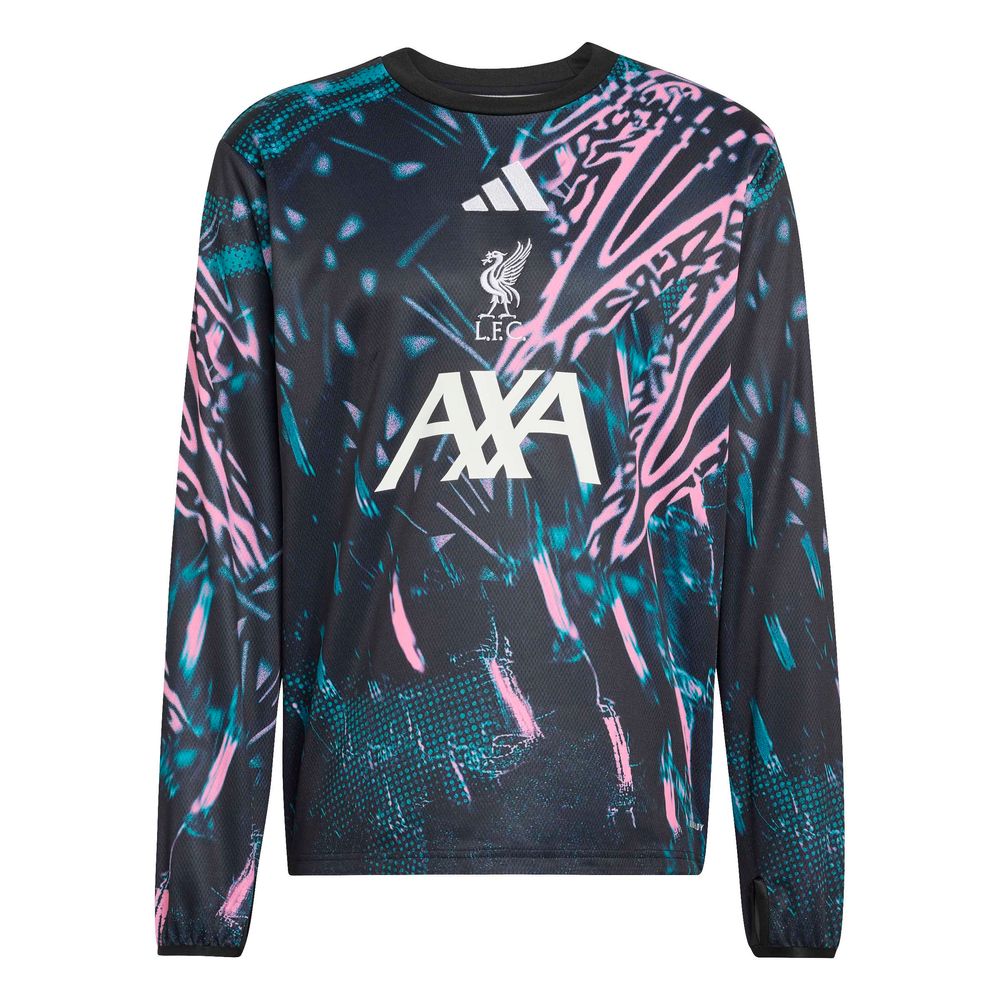 adidas Lfc Pre Wrmtop - black/eqtgrn/sepigl