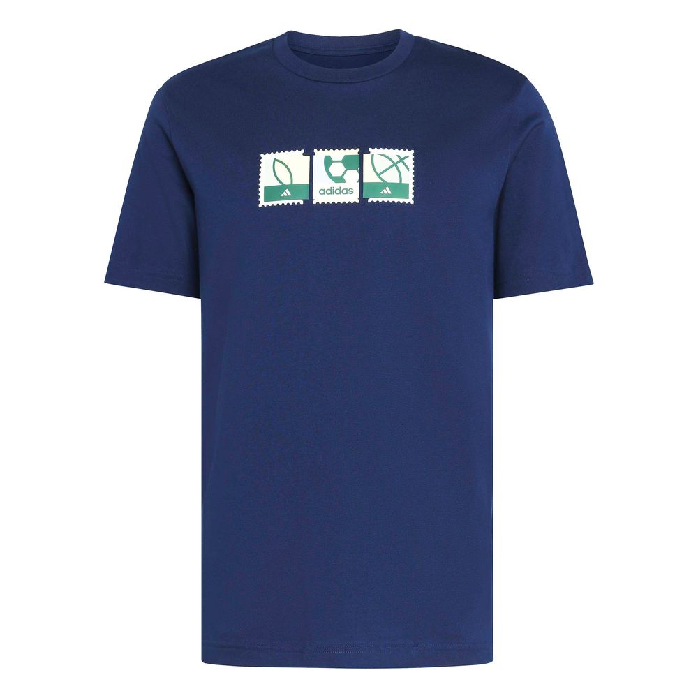 adidas M Mos Stamps T - dkblue