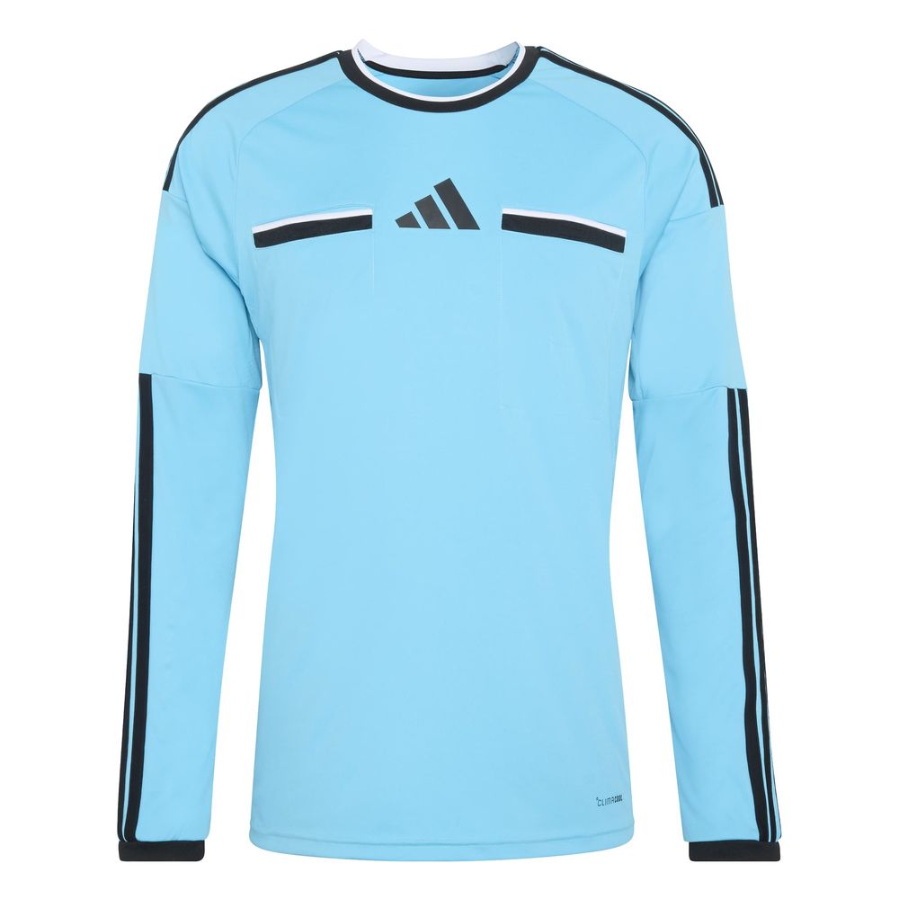 adidas Ref 26 Jsy Ls - brcyan/black