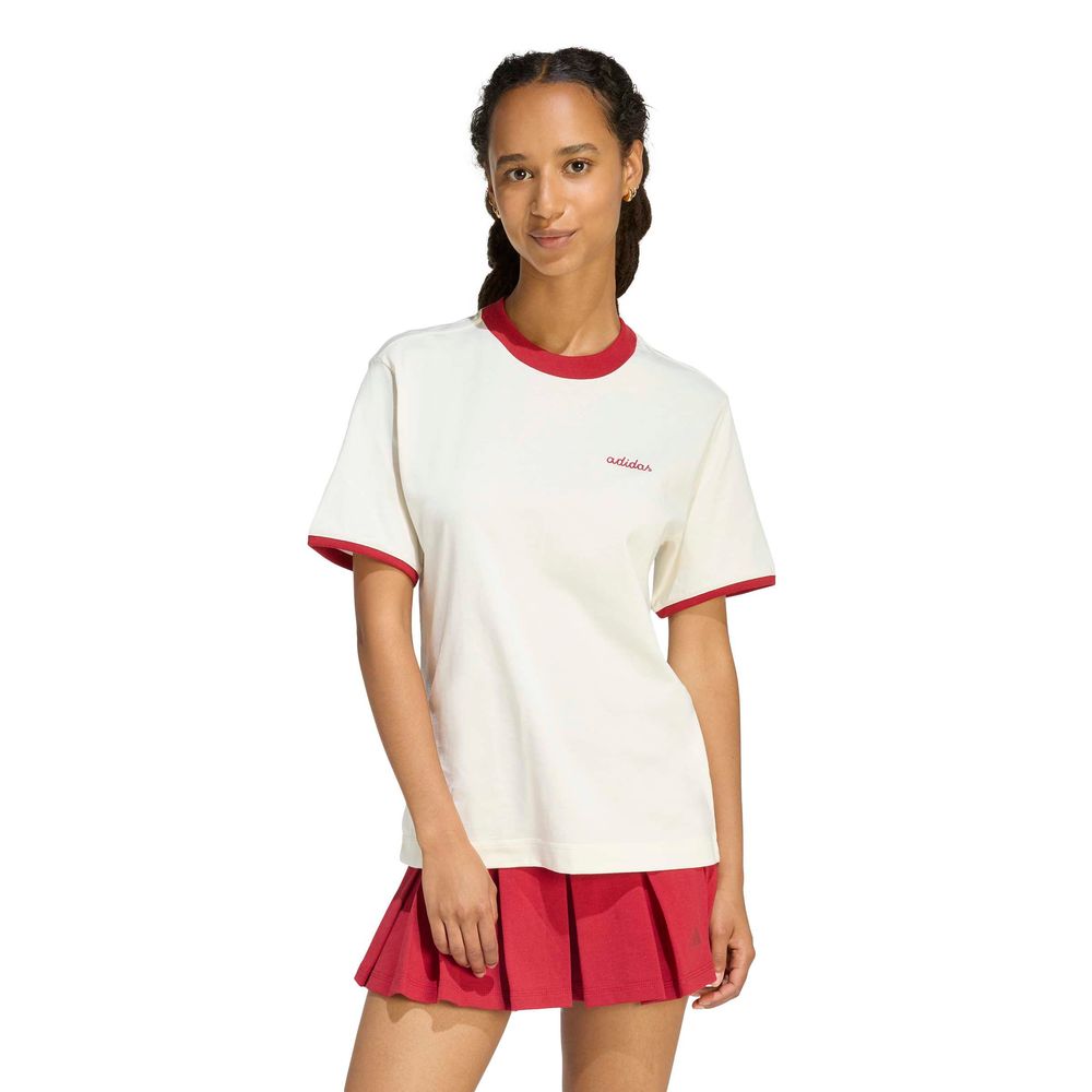 adidas W Cp Tee - owhite/actmar