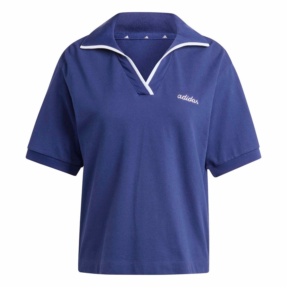 adidas W Cp Polo - dkblue/white