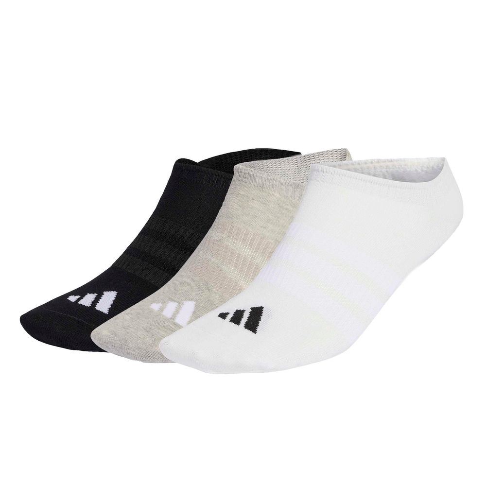 adidas T Ess Ns 3P - mgreyh/white/black