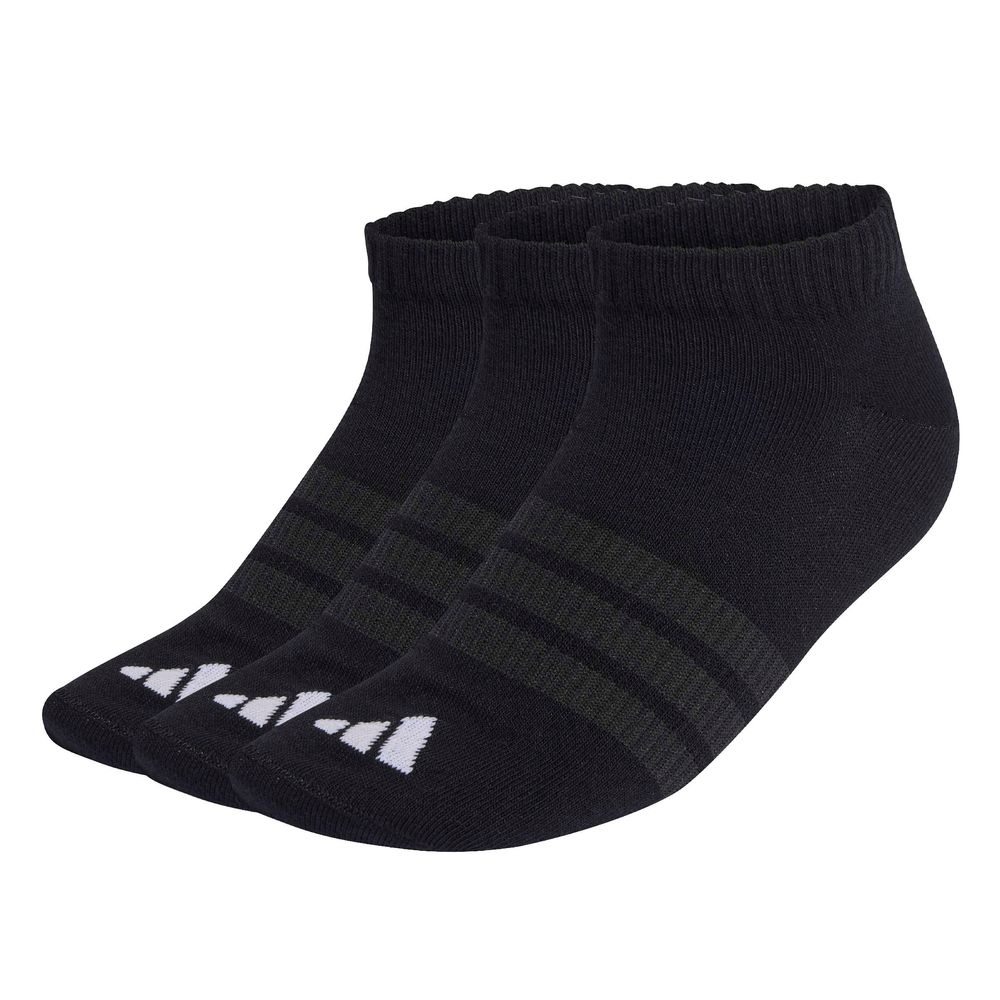 adidas T Ess Low 3P - black/black/white