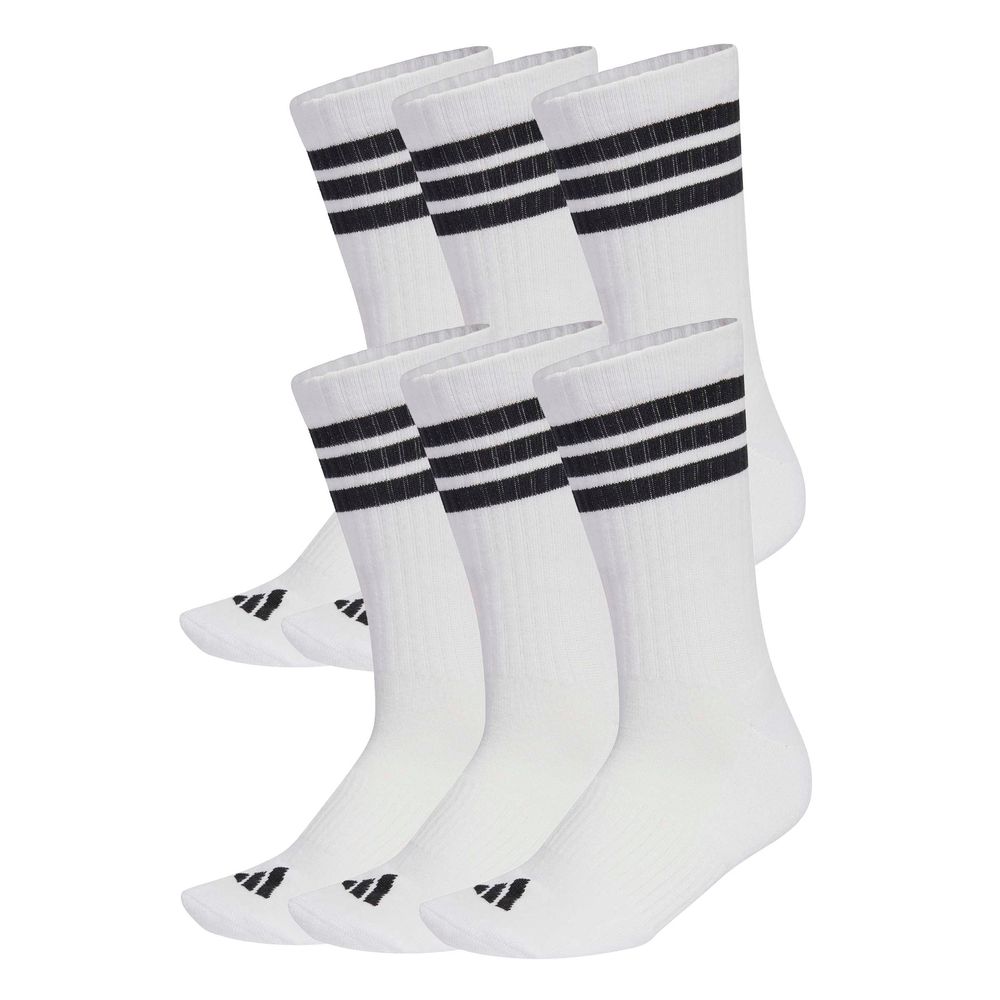 adidas 3S Ess C Crw 6P - white/black/black