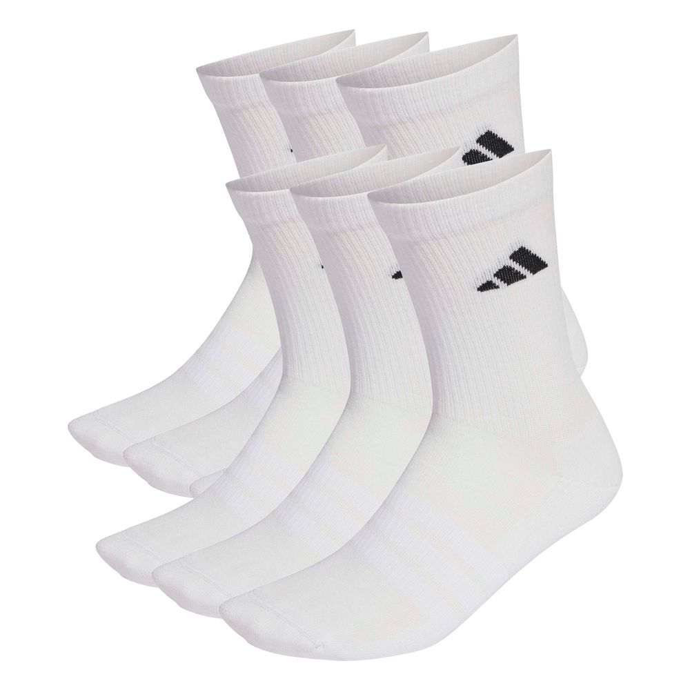 adidas C Ess Crw 6Pp - white/white/black