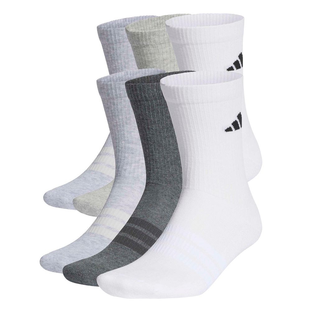 adidas C Ess Crw 6Pp - white/lgreyh/mgreyh/d