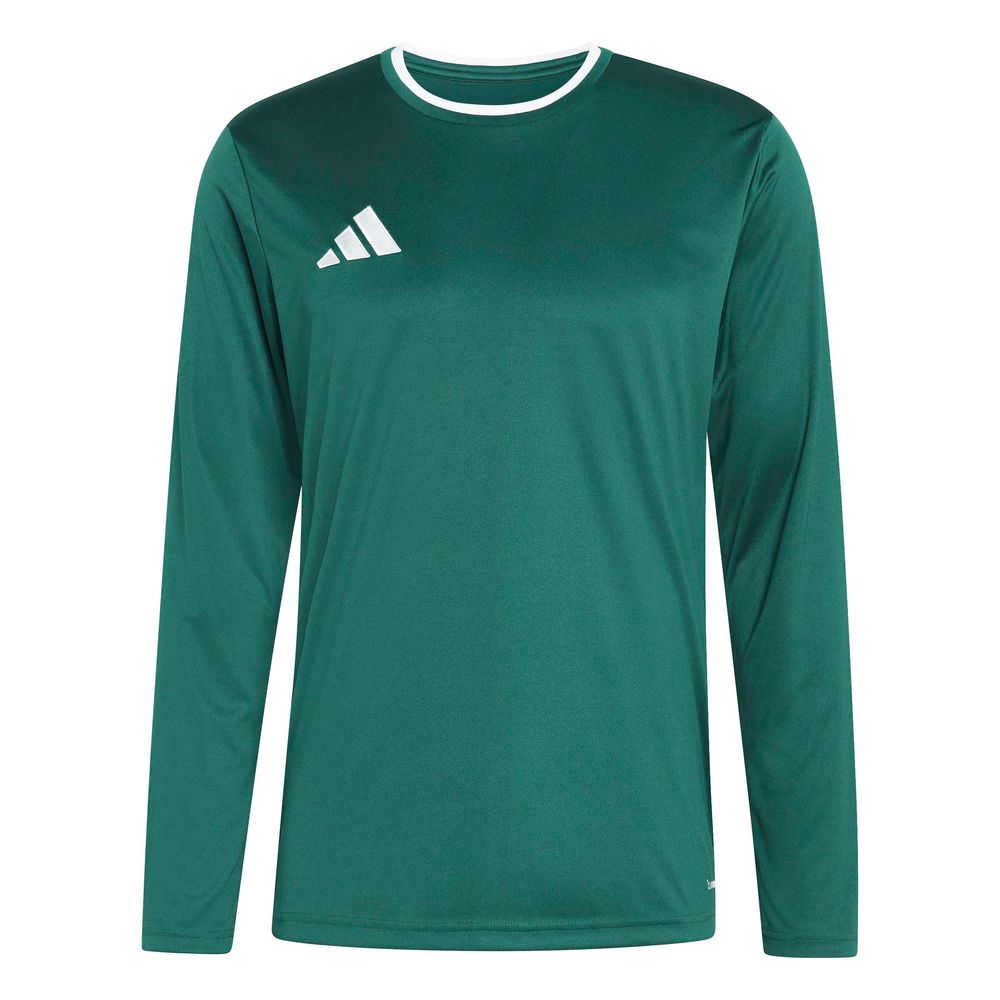 adidas Entrada 26 Jsy Ls - drkgrn/white