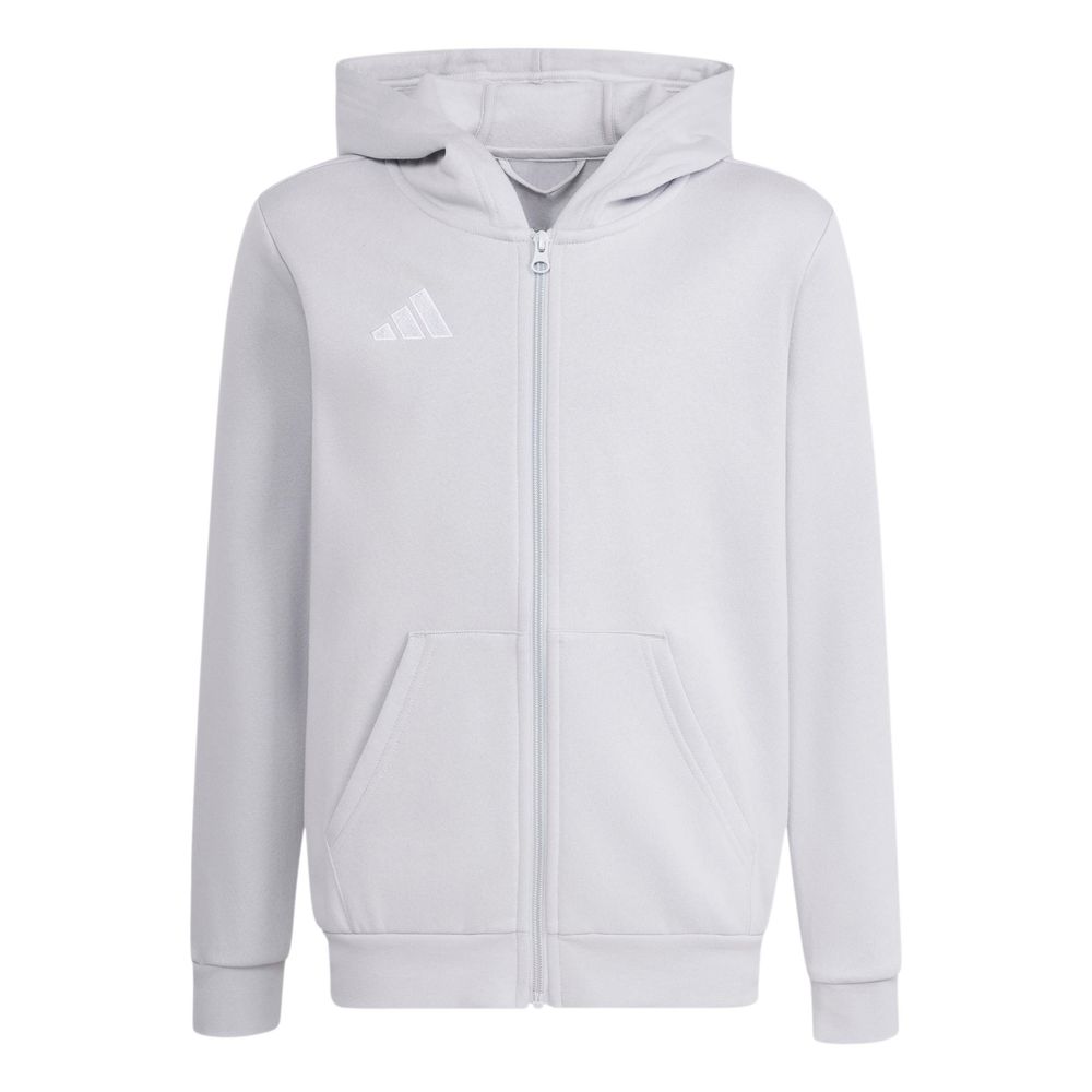 adidas Entrada 26 Fz Hood Y Kinder - tmlggr/white