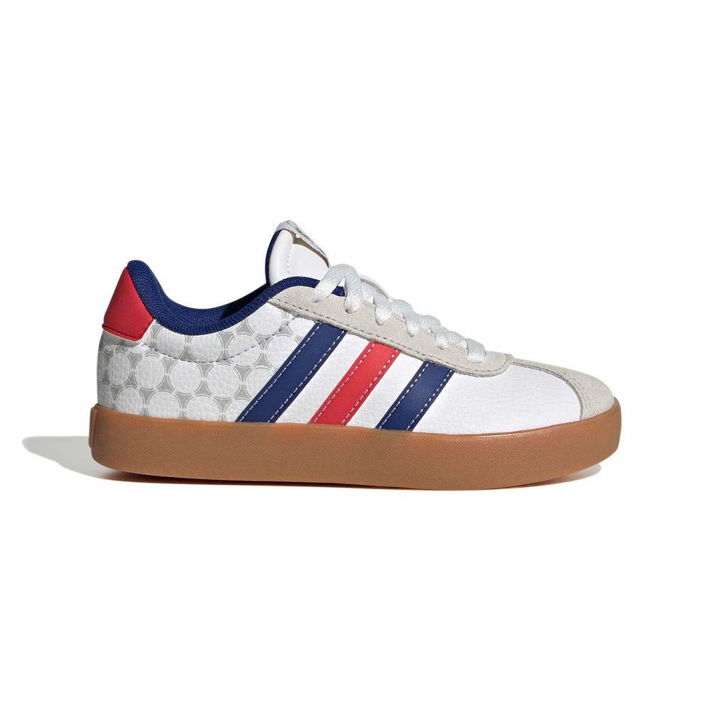 adidas Vl Court 3.0 K - ftwwht/purrub/mysink