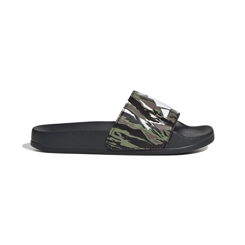adidas Adilette Shower Logo K - cblack/cwhite/tengrn