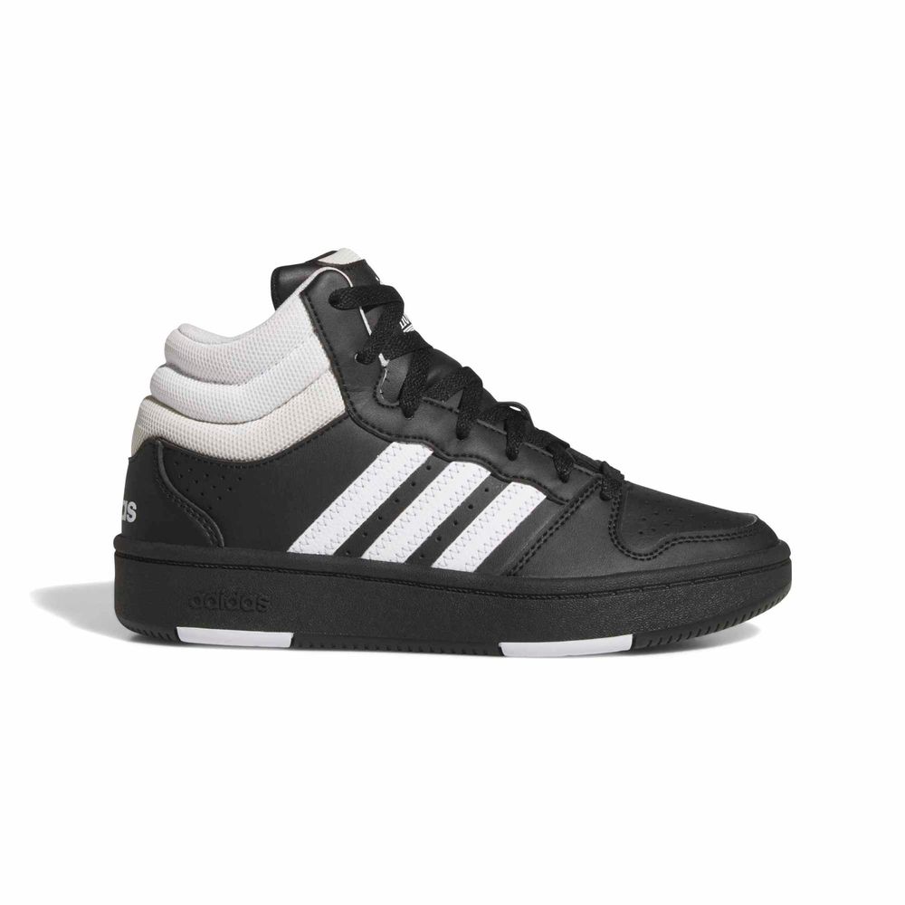 adidas Hoops Mid Classic J - cblack/ftwwht/orbgry